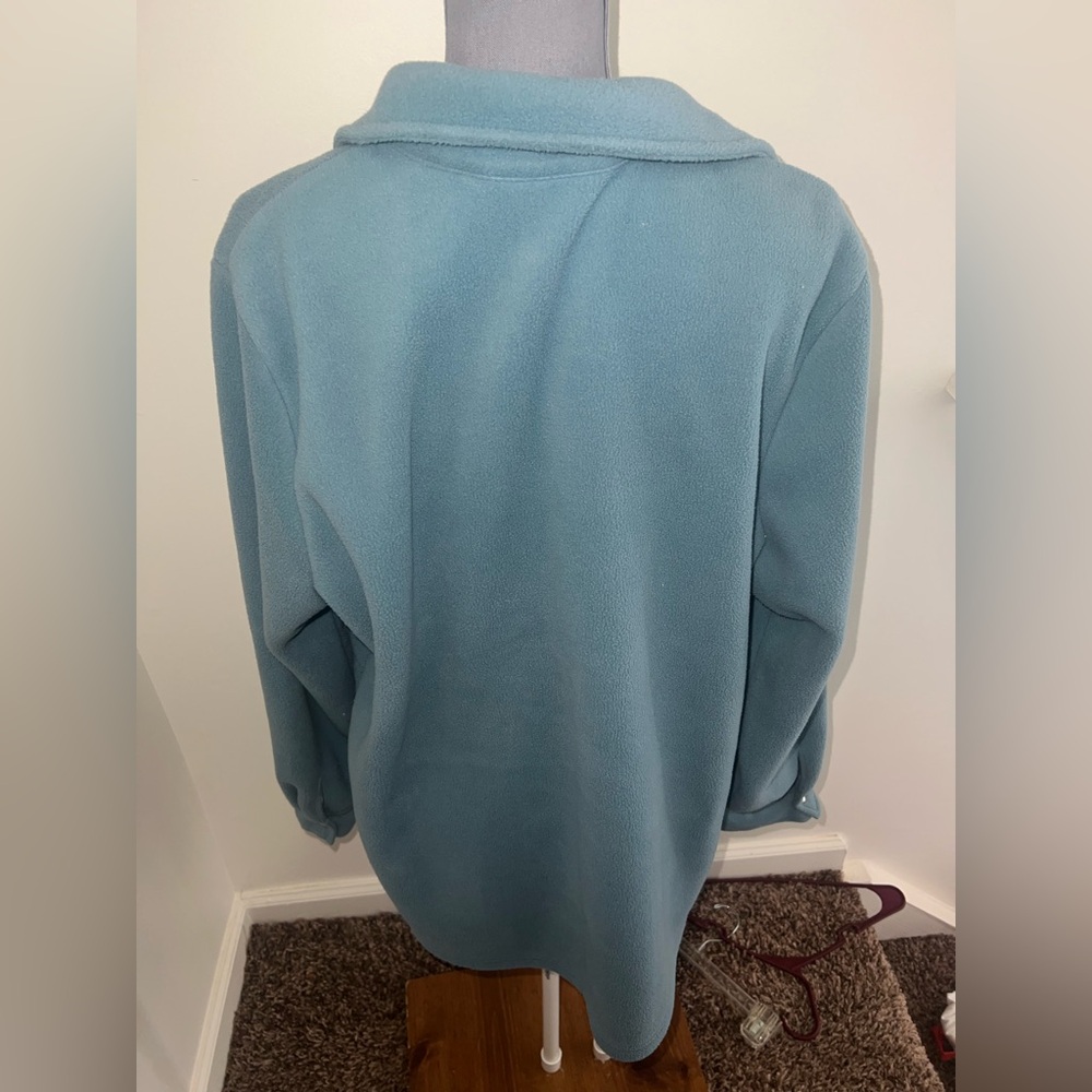 Teal Snap-Button Jacket - Picture 4 of 4